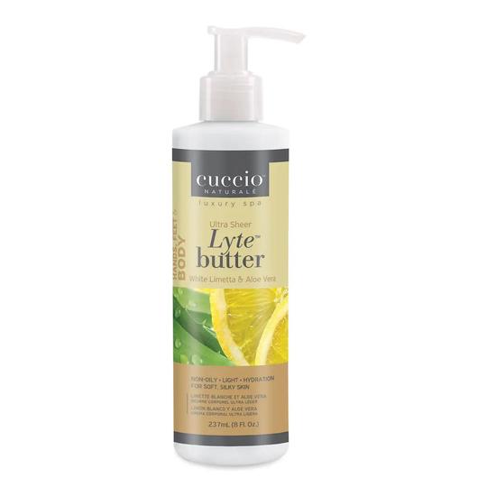 Cuccio White Limetta & Aloe Vera Lyte Body Butter 237ml