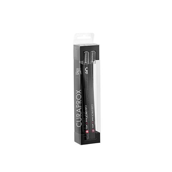 Curaprox Black Is White Toothbrush Black x2