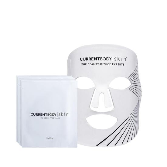CurrentBody Skin LED Light Therapy Mask Led Mask + 5 Face Masks