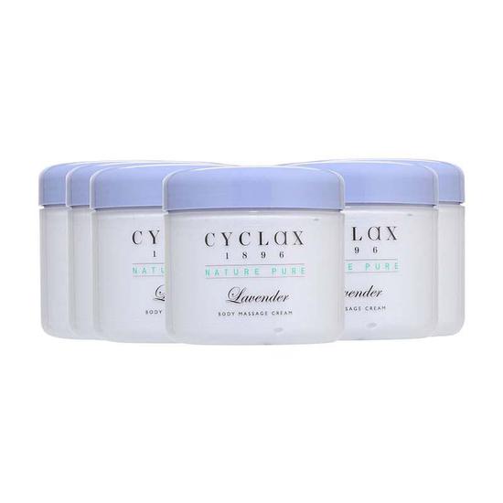 Cyclax Lavender Body Massage Cream 6x300ml