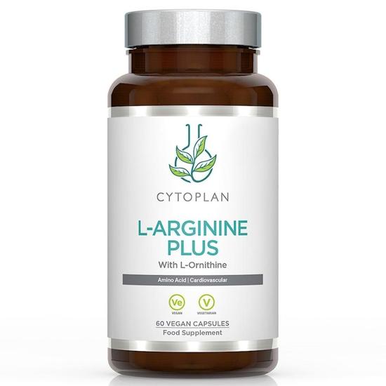 Cytoplan L-Arginine Plus With L-Ornithine 500mg/250mg Capsules 60 Capsules