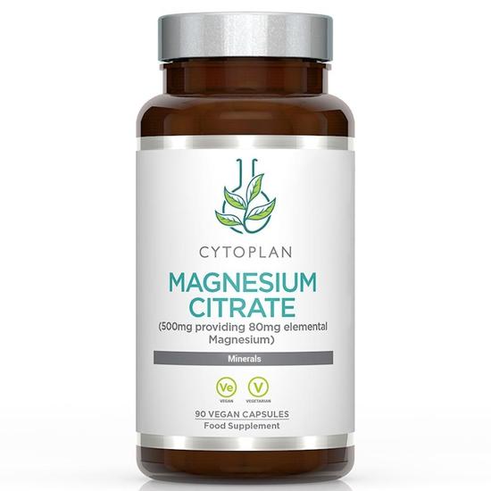 Cytoplan Magnesium Citrate 500mg Capsules 90 Capsules