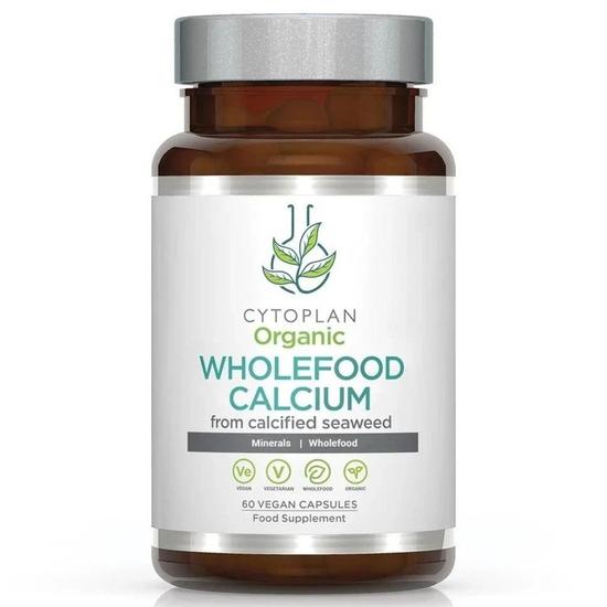 Cytoplan Organic Calcium Wholefood 200mg Elemental Capsules 60 Capsules
