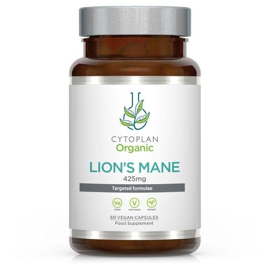 Cytoplan Organic Lions Mane Capsules 60 Capsules