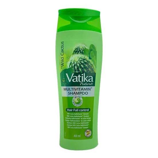 Dabur Vatika Naturals Wild Cactus Multivitamin Hair Fall Control Shampoo 400ml