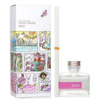Daily Aroma Japan Tsutsu Uraura Deodorant Reed Diffuser Rose 120ml