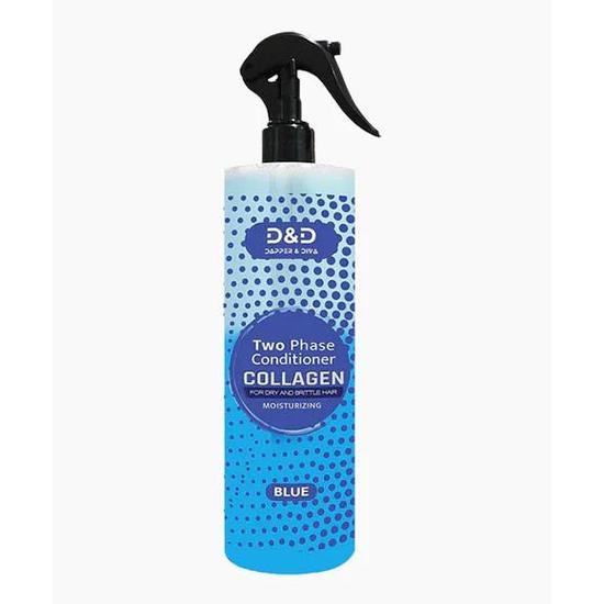 Dapper And Diva Two Phase Collagen Moisturising Conditioner Blue 400ml