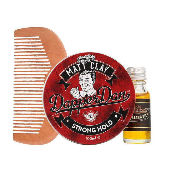 Dapper Dan Hairy Man Matte Clay Gift Set 100ml
