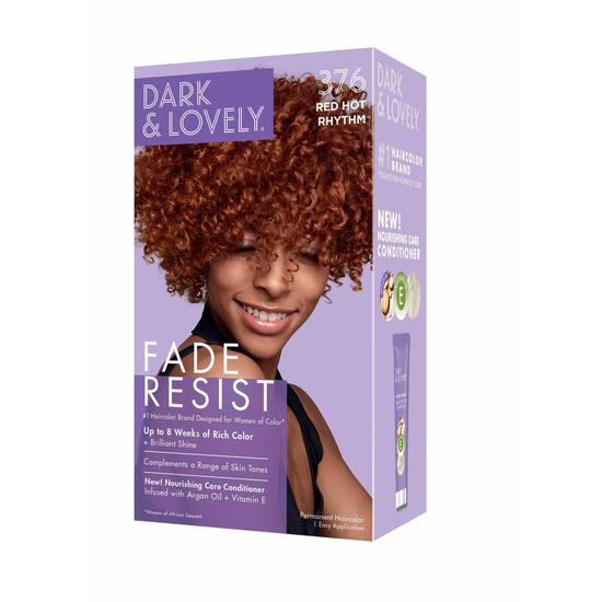 Dark and Lovely Fade Resistant Rich Conditioning Hair Colour Red Hot Rhythm,376