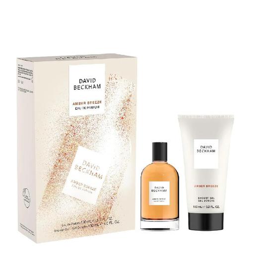 David Beckham Amber Breeze Gift Set Eau De Parfum 100ml and Shower Gel 150ml