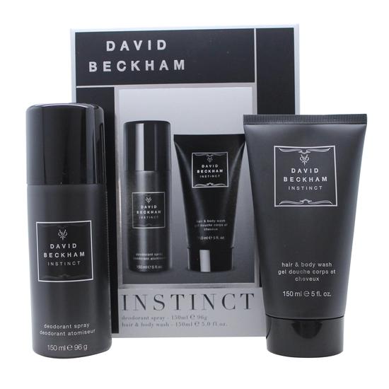 David Beckham Instinct Gift Set 50ml Eau De Parfum + 150ml Shower Gel