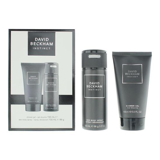 David Beckham Instinct Shower Gel 150ml + Deodorant Spray 150ml Gift Set 150ml