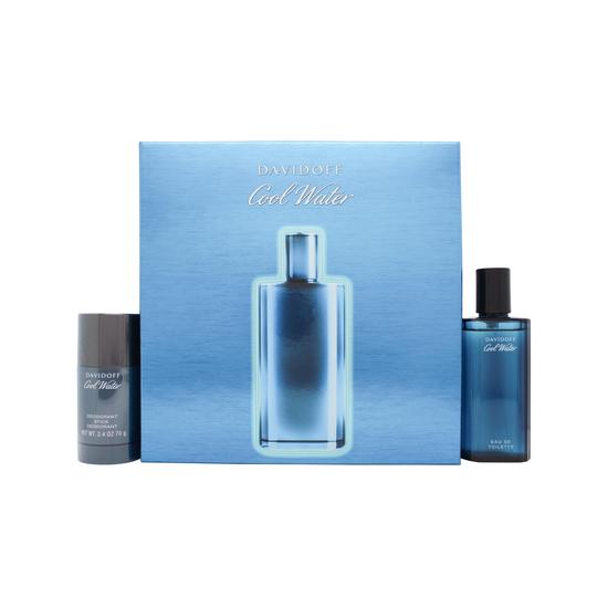 Davidoff Cool Water Gift Set 75ml Eau De Toilette + 75g Deodorant Stick