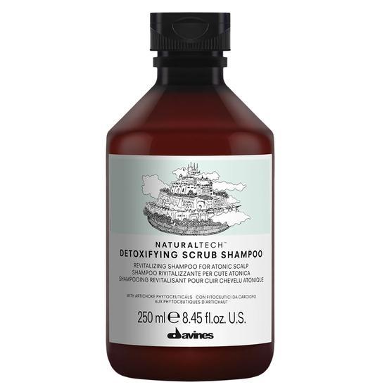 Davines Natural Tech Detoxifying Scrub Shampoo For Atonic Scalp