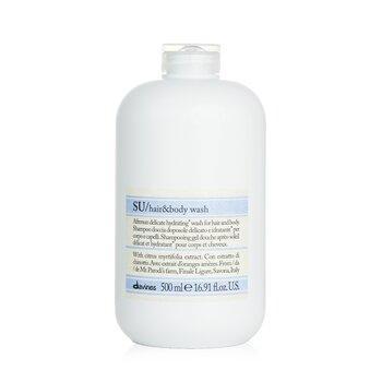 Davines SU Hair & Body Wash Salon Size 500ml