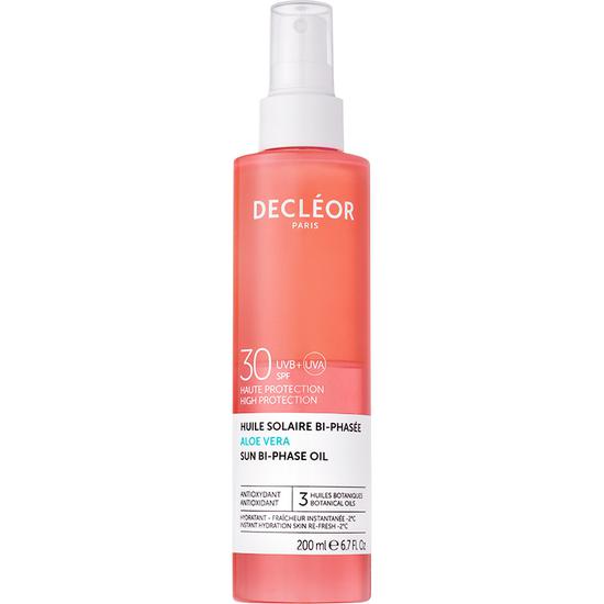 Decléor Aloe Vera Sun Bi-Phase Oil SPF 30 Body 200ml