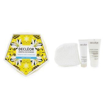 Decléor Infinite First Hydration Neroli Bigarade Gift Set: Aroma Cleanse Cleansing Mousse+ Hydra Floral Light Cream+ Cleansing Glove
