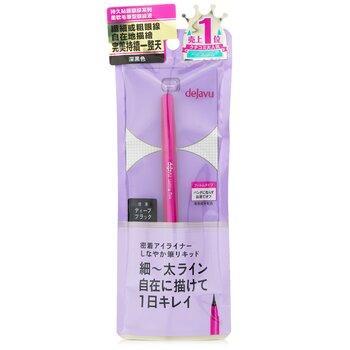 Dejavu Lasting Fine Liquid Eyeliner Deep Black
