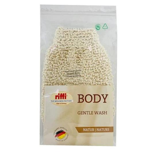 Denman Riffi Cotton Chenille Body Gentle Wash Gloves 409