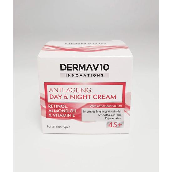 Derma V10 Anti Ageing Day & Night Cream 50ml