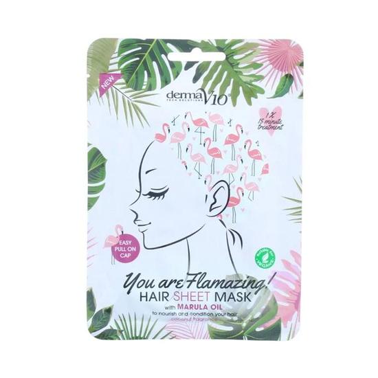 Derma V10 You Are Flamazing Hair Sheet Mask