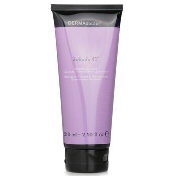 DERMAdoctor Kakadu C Brightening Daily Cleanser, Toner & Makeup Remover 210ml