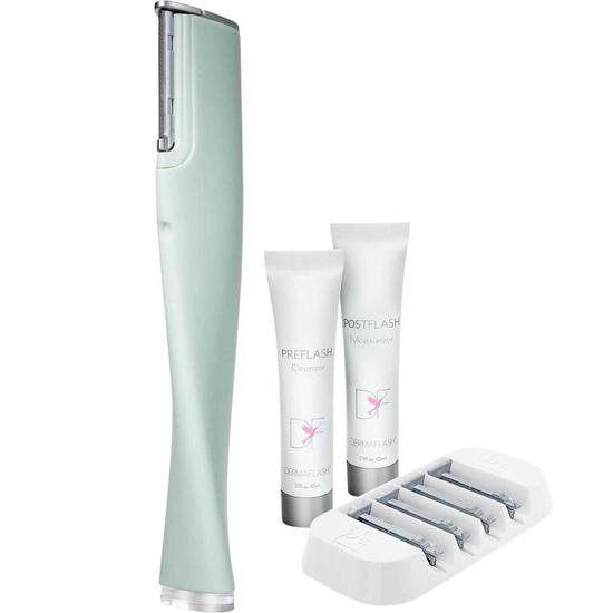 DERMAFLASH Luxe Facial Exfoliation Device Icy Green