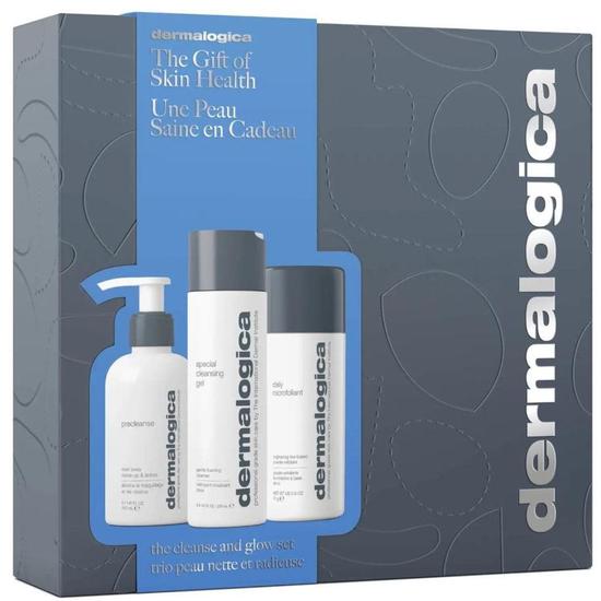 Dermalogica The Cleanse & Glow Set Precleanse + Cleansing Gel + Daily Microfoliant