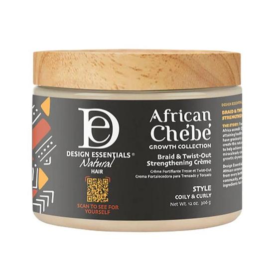 Design Essentials Natural Hair African Chebe Braid & Twist Out Strengthening Creme