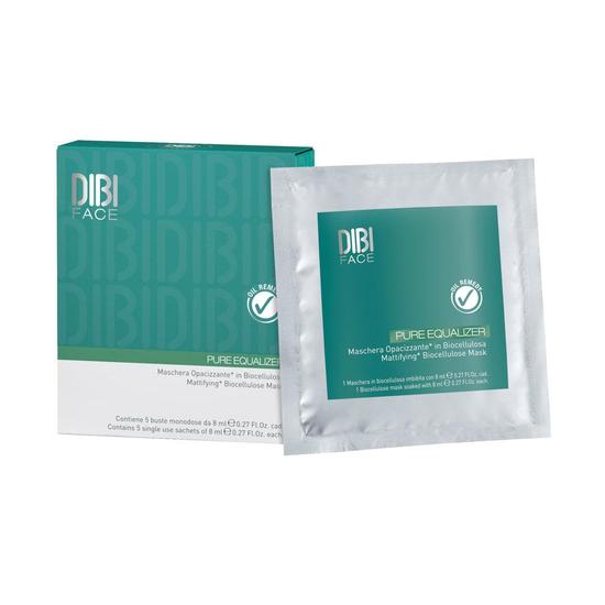 Dibi Milano Pure Equaliser Biocellulose Mattifying Mask 5 x 8ml