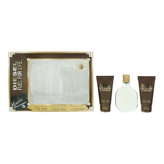 Diesel Fuel For Life 3 Piece Eau De Toilette Gift Set