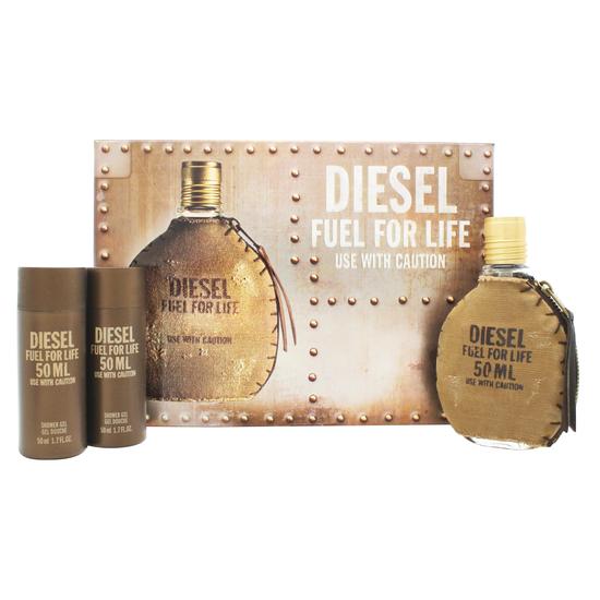 Diesel Fuel For Life Gift Set 50ml Eau De Toilette + Shower Gel 2 x 50ml