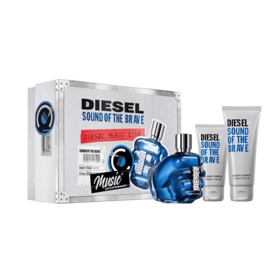 Diesel Sound Of The Brave 75ml Eau De Toilette & 100ml+50ML S/G Gift Set