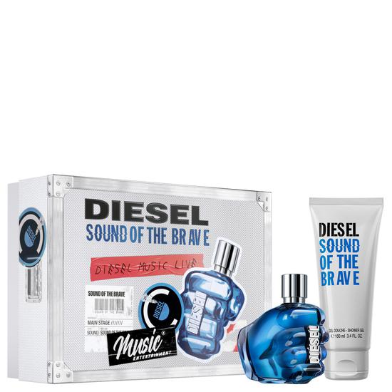 Diesel Sound Of The Brave Eau De Toilette Spray Gift Set 50ml