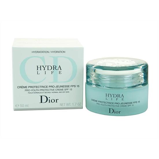 DIOR Christian Dior Hydra Life pro-youth Protective Creme SPF 15 Normal & Dry Skin 50ml