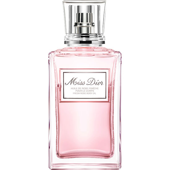 miss dior fresh rose body oil