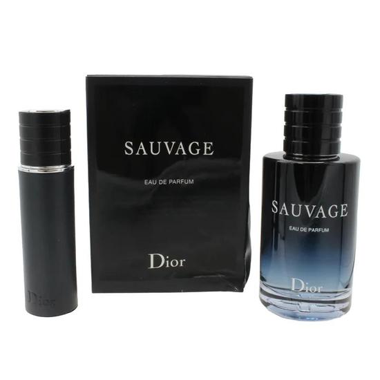 DIOR Sauvage Eau De Parfum Gift Set & Travel Spray Set 100ml