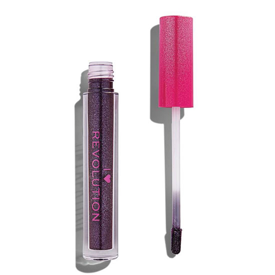 I Heart Revolution Flare Glitter Lipstick Meteor - Mauve