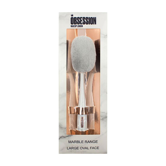 Makeup Obsession Marble Large Oval Face Brush