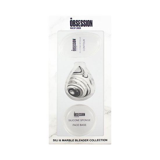 Makeup Obsession Marble Silicone Sponge Set