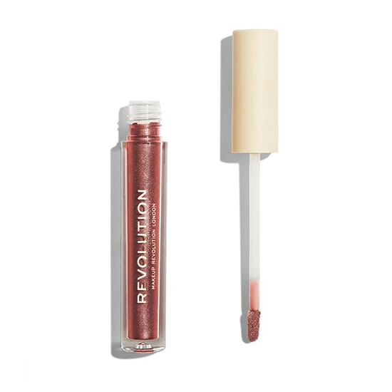 Revolution Nudes Collection Metallic Liquid Lipstick Pixelated