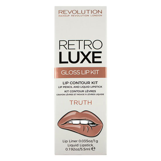 Revolution Retro Luxe Lip Kits Gloss Truth
