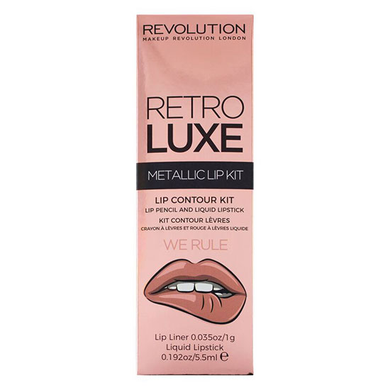 Revolution Retro Luxe Lip Kits Metallic We Rule