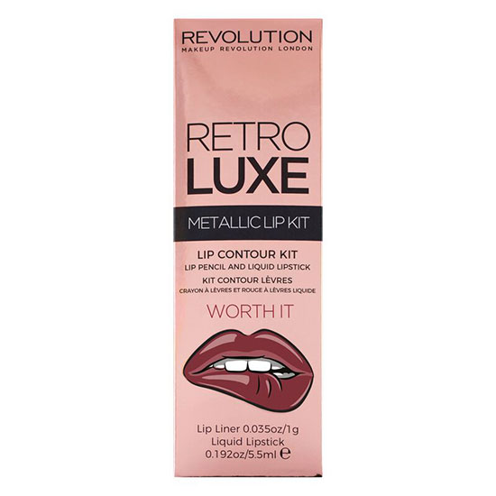 Revolution Retro Luxe Lip Kits Metallic Worth It