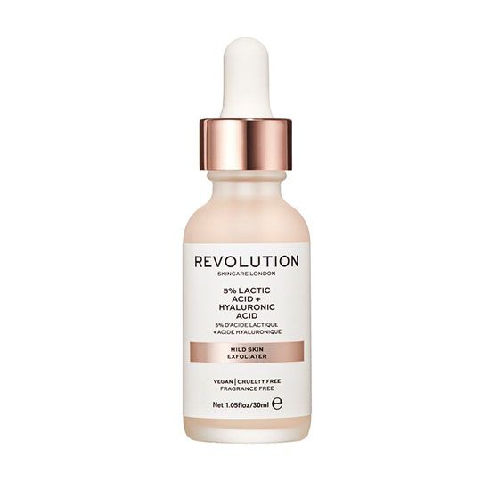 Revolution Skincare Mild Skin Exfoliator - 5% Lactic Acid + Hyaluronic Acid