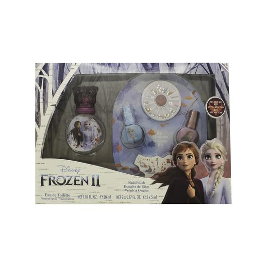 Disney Frozen II Gift Set Eau De Toilette + 2x Nail Polish + Nail Gems 30ml