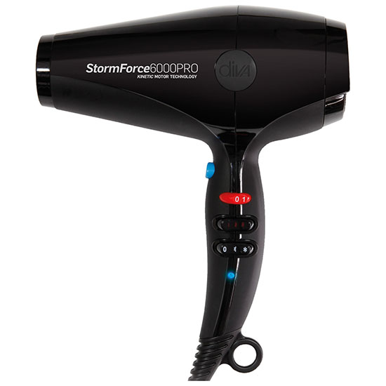 Diva Professional Styling Dryers Stormforce 6000 Pro Black