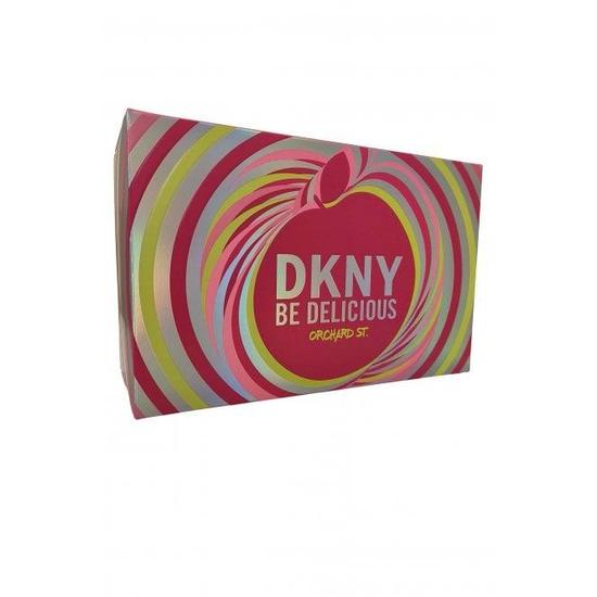 DKNY Be Delicious Be Delicious Orchard St. Set Eau De Parfum 100ml Fragrance Mist 125ml & Pouch