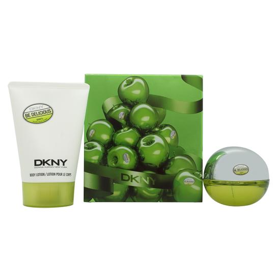DKNY Be Delicious Gift Set 30ml Eau De Parfum + 100ml Body Lotion