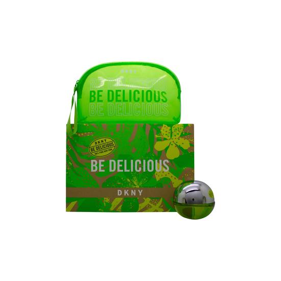 DKNY Be Delicious Gift Set Eau De Parfum + Cosmetic Bag 30ml